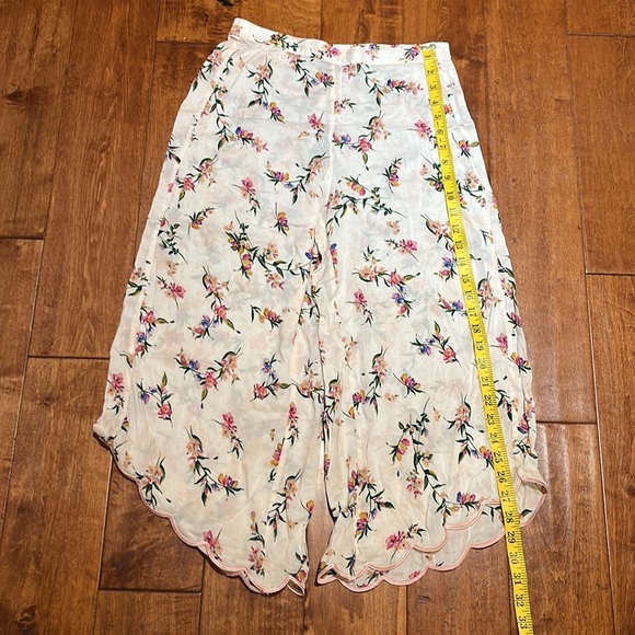 M&S Rose for Autograph Floral Cropped Pyjama Bottoms Size 4 - Picture 7 of 12